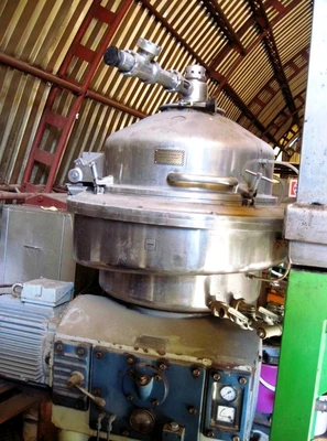 KMA Nagema SOZH/42 self-cleaning beer separator, 316SS.