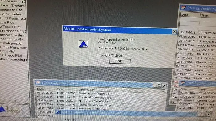 LAM RAINBOW OPTICAL ENDPOINT DETECTION SYSTEM