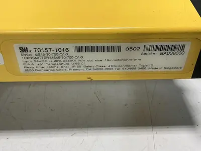 Used STI MS46-30-700-Q1-X Light Curtains & Grids Michigan US | Ideal Machinery #1308868