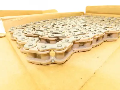 Tsubaki RF50-PC Poly-Stainless Roller Chain 5/8"Pitch Plastic/SS 50PC 10' Length