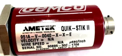 NEW GEMCO AMETEK 951A-V-0040-X-X-E QUIK-STIK TRANSDUCER 951AV0040XXE