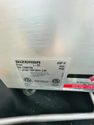 Bizerba 2022 GSPH Manual Deli Slicer Fully Refurbished!