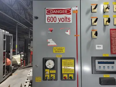 Low Voltage PDC / Switchgear Section, (2) 4000A, (5) 1200A, (1) 800A Magnum DS Breakers, 600V 3PH