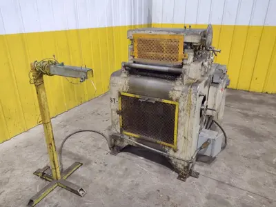 12" X .093" LITTELL MODEL #418-7PDL 7 ROLL MOTORIZED COIL STRIP STRAIGHTENER: YOBRO #24942