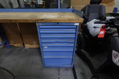 Commercial Work Bench with Tool Storage Box