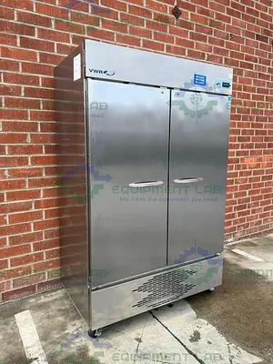 USED VWR GTVWG49FSSA STAINLESS STEEL DOUBLE DOOR FREEZER - 25°C 49 CU, FT.