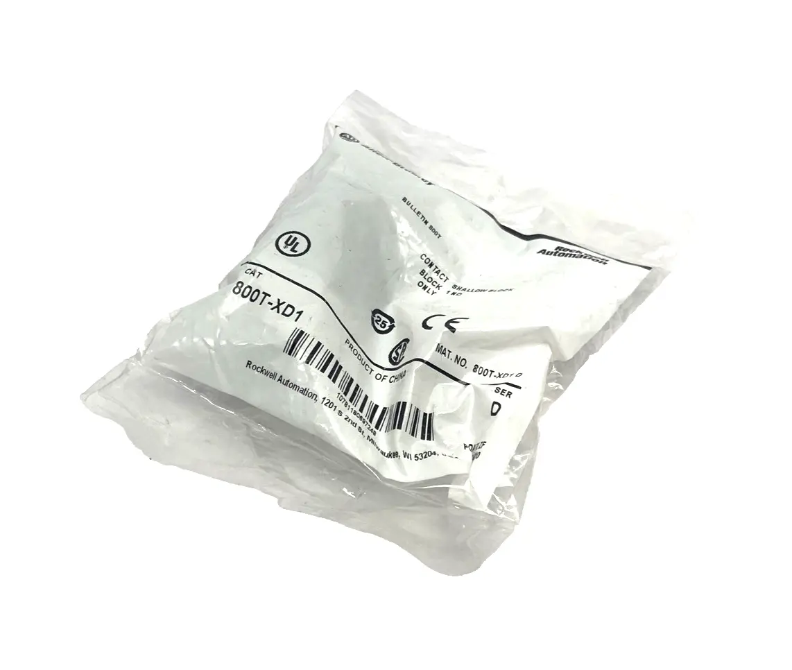800T-XD1 | Allen Bradley  Ser. D Contact Block, Shallow, 30mm 1 N.O. - New