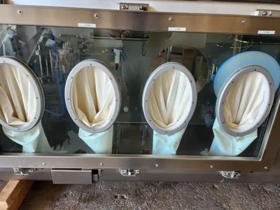 99" Telstar Compounding Isolator, S/s, (6) Glove