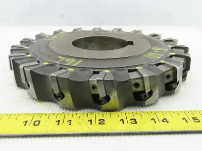 Dijet HSM9.018-10431L 9" Indexable Face Shell Mill LH Cutter 76mm Arbor 18 Flute