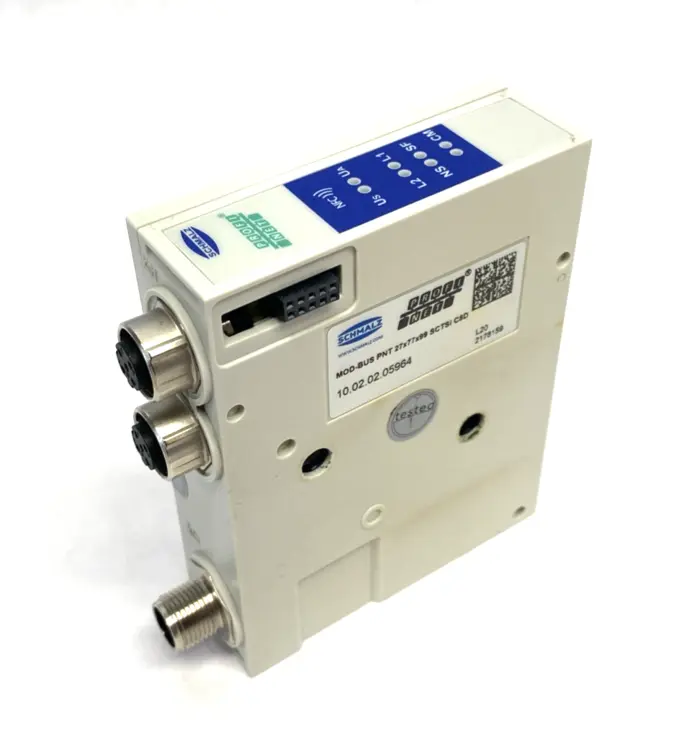 Used SCHMALZ PROFINET INTERFACE MODULE MOD-BUS PNT 27X77X99 SCTSI C8D PLC Ethernet Equipment Michigan US | Maverick Industrial Sales #1091096