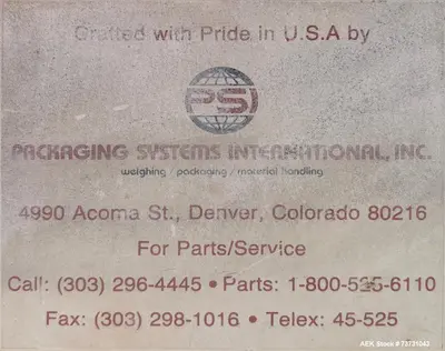 Used INTERNATIONAL 780 Fillers Bulk Bag - Open Mouth - Valve Bag Illinois US | Aaron Equipment #1515444