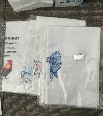 Assortment of Hand Towels, Tissue and Dinner Napkins