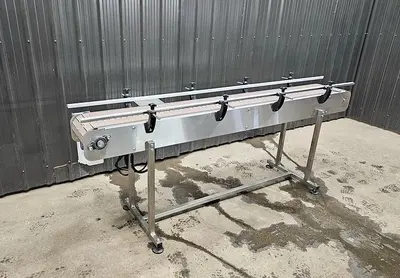 Unused Belt Conveyor, 12'' Wide X 95'' Long , Variable Speed