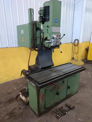 25" HKS MODEL 25MG SINGLE SPINDLE GEARHEAD DRILL WITH TAPPING: STOCK #14671