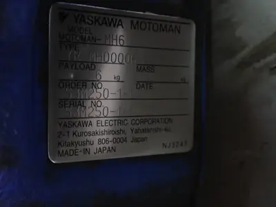 USED 2013 YASKAWA MOTOMAN MH6