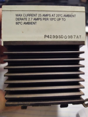 ATHENA SH 48 33 A 25 3PHASE SSR SOLID STATE RELAY 3PH 25AMP 90-280 INPUT 660VAC