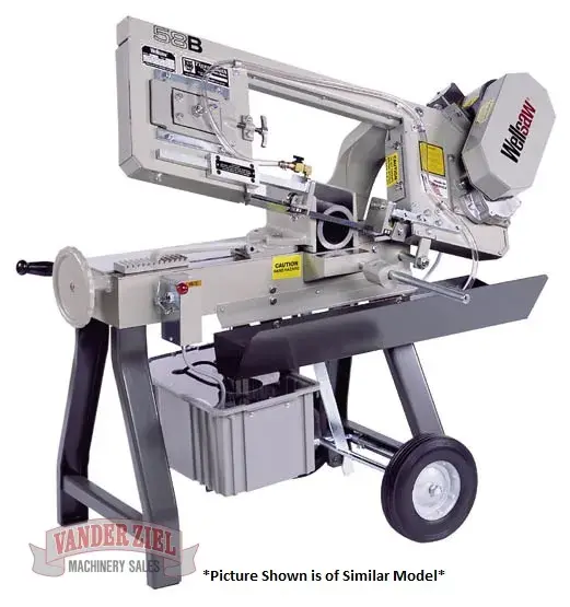 New | in-Stock WELLSAW 58BD Horizontal Band Saws Michigan US | Vander Ziel Machinery Sales #480365