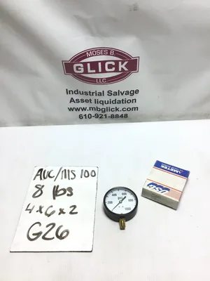 Ametek USG SPEC 005519A – P505A Pressure Gauge 3-1/2″ 1000PSI 1/4 NPT LM