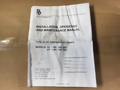 Centrifugal Volute Pump End 1-1/2"x2"x6" for XT150 pump, A-80607, 80199