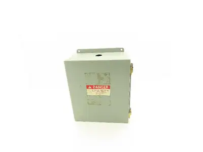 Hoffman 1210 Electrical Enclosure Control Panel with Backplate 12x10x4"