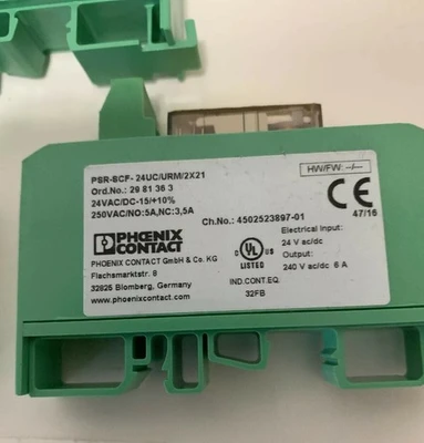 USED Phoenix Contact PSR-SCF-24UC/URM/2X21