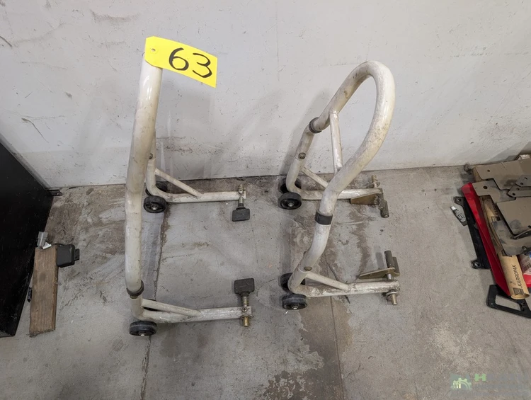Used _UNKNOWN_ (2) PSR PACKAGE POWER STANDS REAR SPOOL LIFT/STANDS Coil Tension Stands Illinois US | Heath Industrial Auction Services #1546823