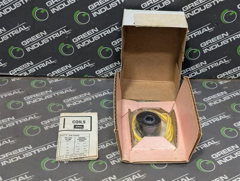 ASCO 10301 Red Hat Solenoid Valve Replacement Coil New NIB