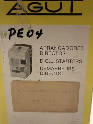 Agut,C-09570/00-06,Motor Starter Combination
