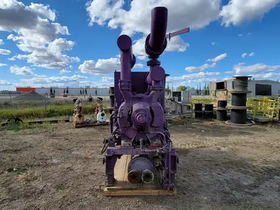 Vacuum Skid and Elmo Vacuum Pump w/ 115 hp Electric Motor