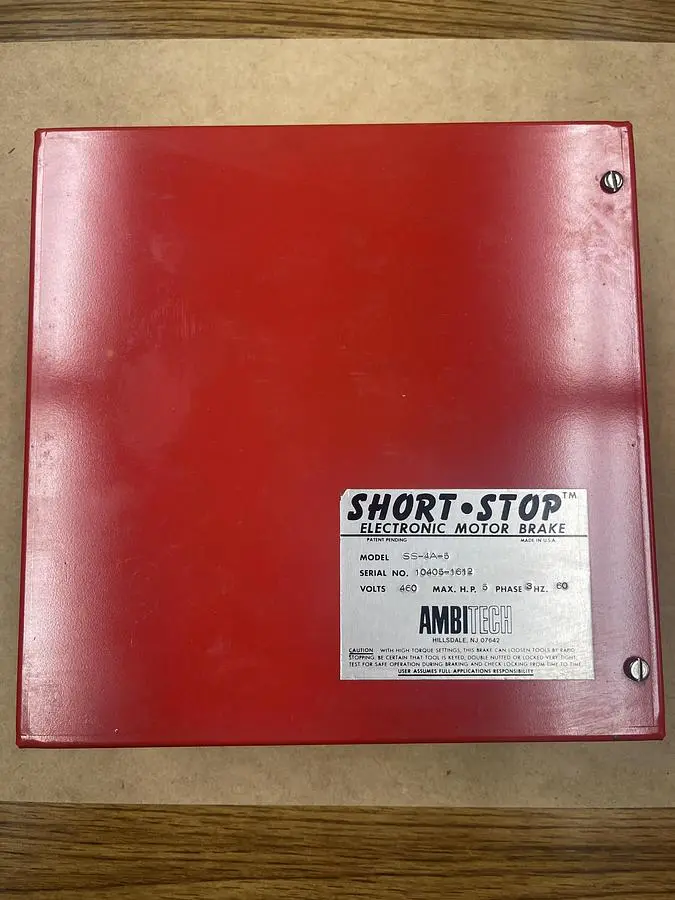 AMBITECH SS-4A-5, SHORT-STOP 5 HP, 460 VOLT ELECTRIC BRAKE
