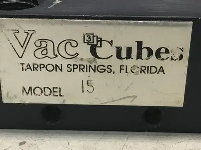 USED VAC CUBES MODEL 15