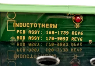 NEW INDUCTOTHERM 170-9093 REV 6