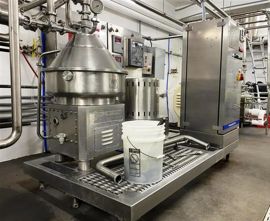 Andritz-Frautech Freedom CA 31T cream separator skid, 316SS.