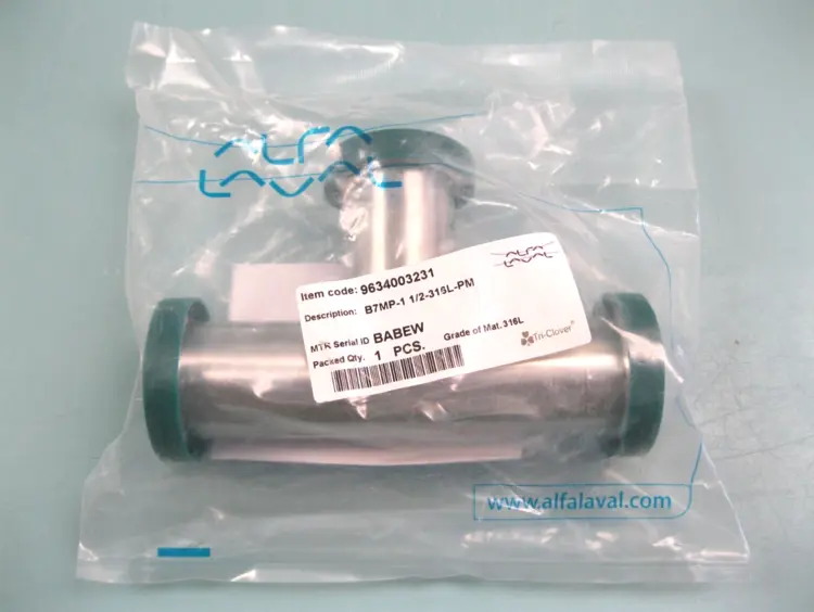 New | in-Stock Alfa Laval B7MP-1 1/2-316L-PM Valves/Fittings New Hampshire US | Bitter End Trading #1127903