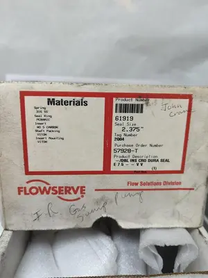 New | in-Stock FLOWSERVE DBL INS CRO DURA SEAL E75 VV Industrial Controls Ohio US | Surplus Asset Holdings #1241693