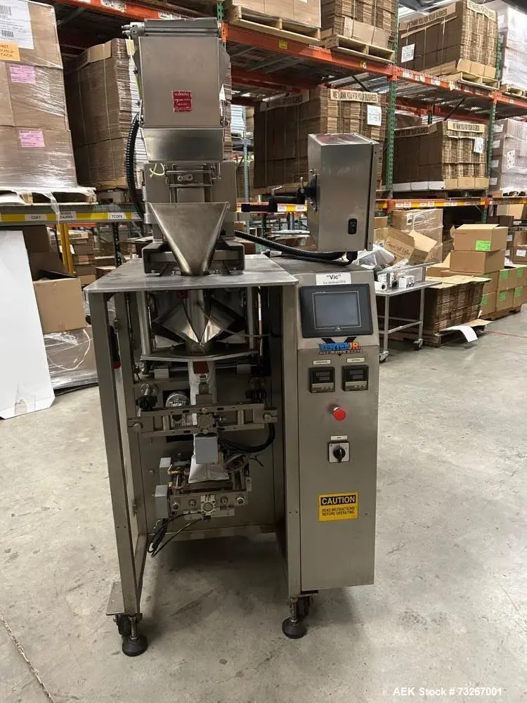 Used WEIGHPACK SYSTEMS VERTEK Net Weigh Filler Scale Vertical Form & Fill Illinois US | Aaron Equipment #86743