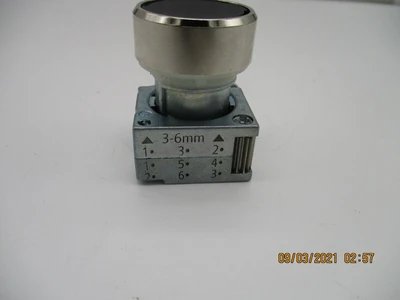 Black New, open box Non-Illuminated Pushbutton