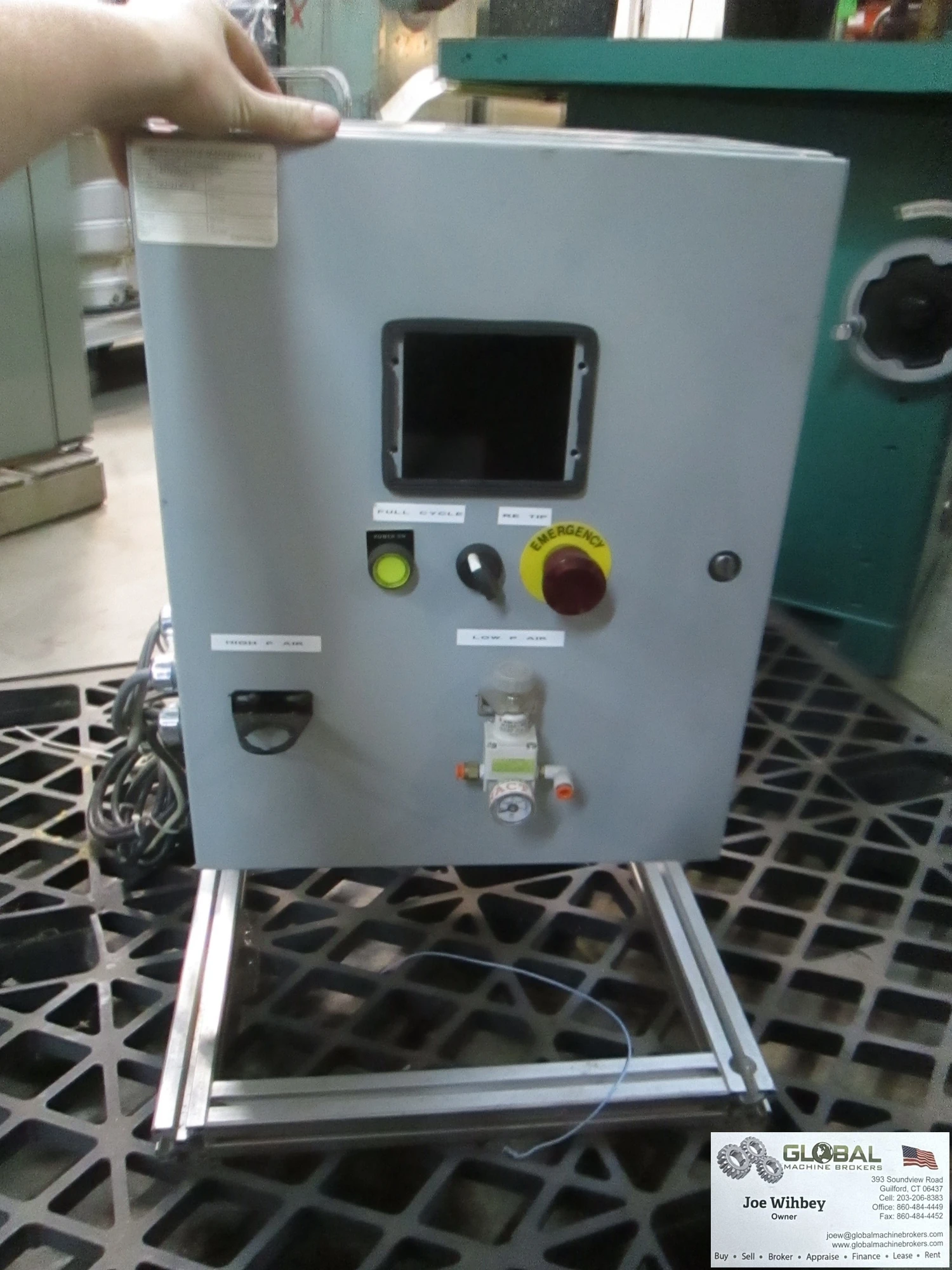 20"x16"9" Deep Electrical box with switches/buttons and stand