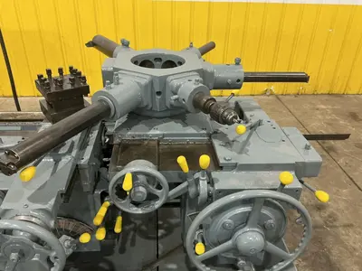 2A WARNER & SWASEY MODEL #M-3470 CROSS SLIDING TURRET LATHE: YOBRO #25009