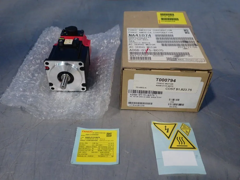 New | in-Stock FANUC A06B0115B075 Servo Motors | HGR 24 #730768