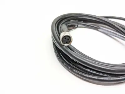 USED BANNER SINGLE ENDED 3 PIN CORDSET 63977