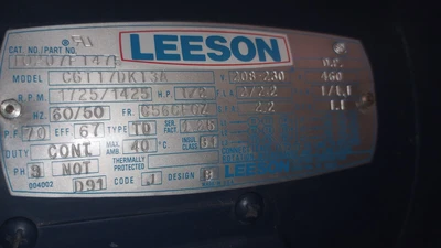 USED LEESON C6T17DK13A