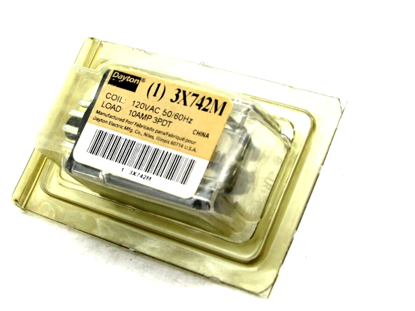 NEW DAYTON 3X742M RELAY COIL 120VAC 50/60HZ