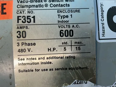 Used SIEMENS F351 Switchgears Ohio US | HGR 24 #1425372