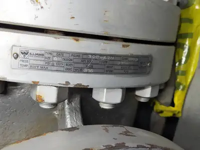 USED WILLIAMS VALVE CORPORATION 30F-62N