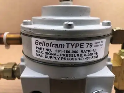 Marsh Bellofram 961-156-000 HIGH FLOW RELAY Pneumatic
