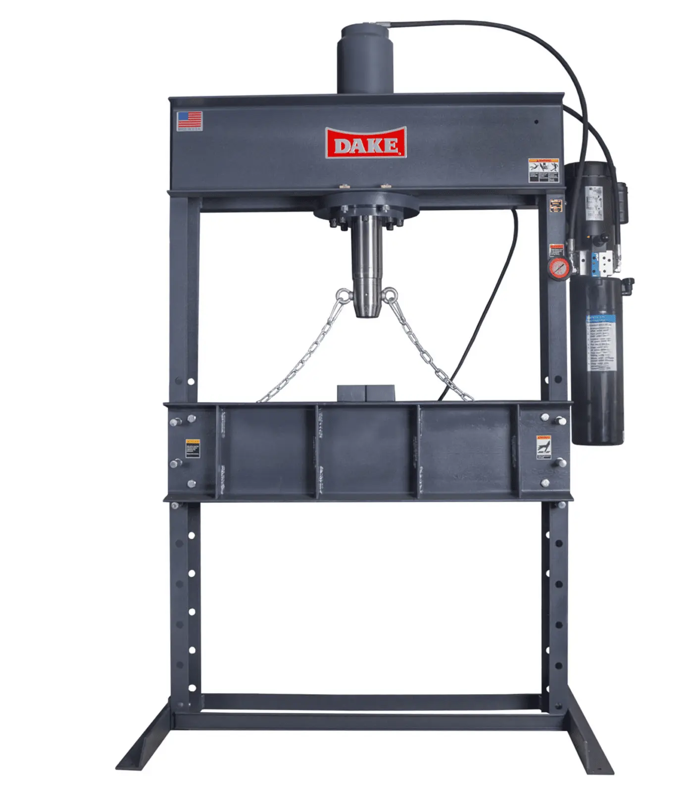 Dake Dura-Press Single Phase Hydraulic Press, 50 Ton 909250 – FORCE-50DA