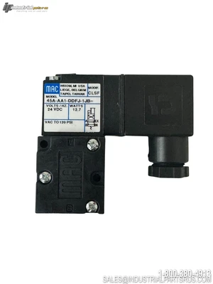 New | in-Stock MAC 45A-AA1-DDFJ-1JB Solenoid Valves Kentucky US | Industrial Parts R Us Inc. #1352611