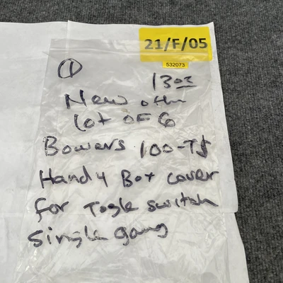 New | in-Stock Bowers 100-TS Electrical Boxes California US | Davliegogo LLC #1705995