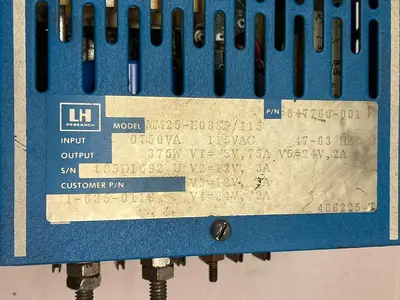 Used LH RESEARCH MM25-E0885/115 Miscellaneous Equipment (Electrical & Power) Ohio US | Surplus Asset Holdings #1363970